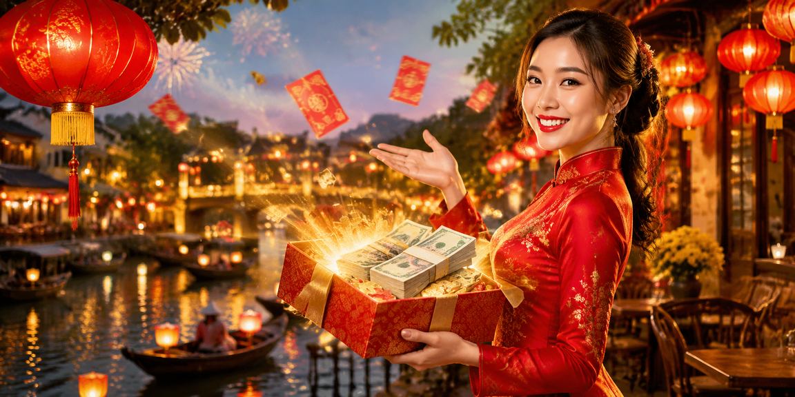 Phong bì đỏ may mắn và cà phê Hội An — biểu tượng thưởng may mắn trong văn hoá cá cược Việt