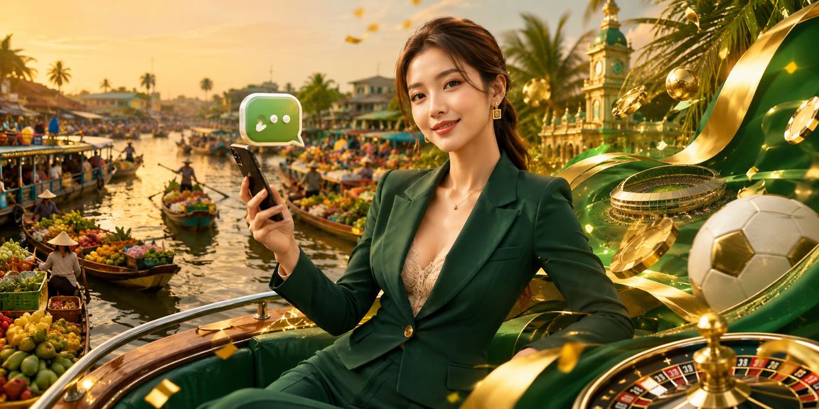 Người dùng truy cập casino trực tuyến trên điện thoại tại vùng Mekong